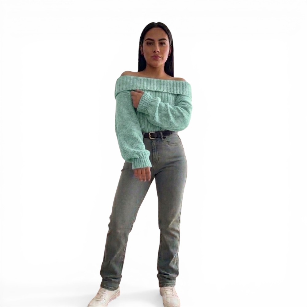 CHOMPA OUT SHOLDER HILO DRALOM 359G-23 COLOR MENTA - 2