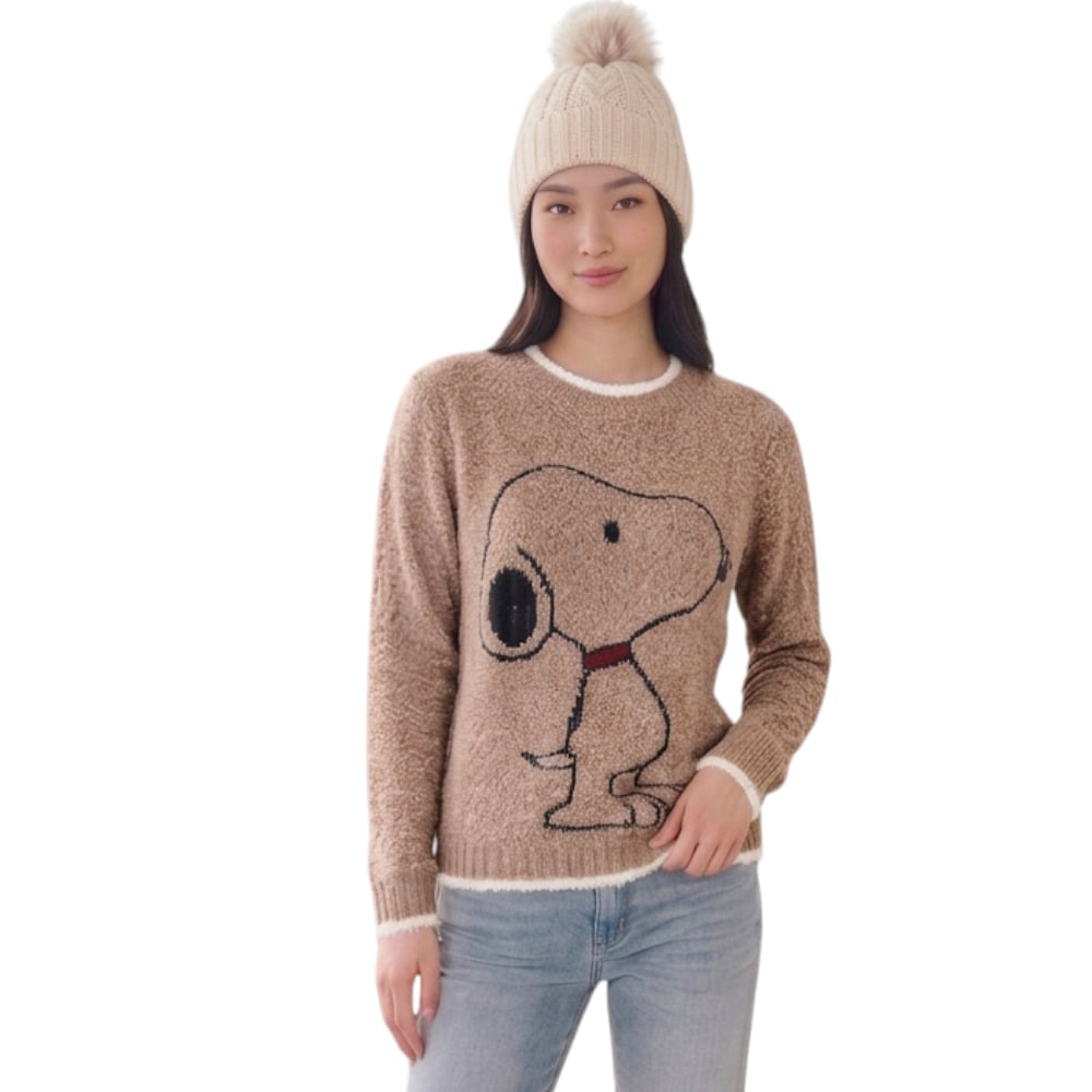 CHOMPA MUJER SNOO DOM463G-24 HILO CHENILE COLOR COCOA - 4