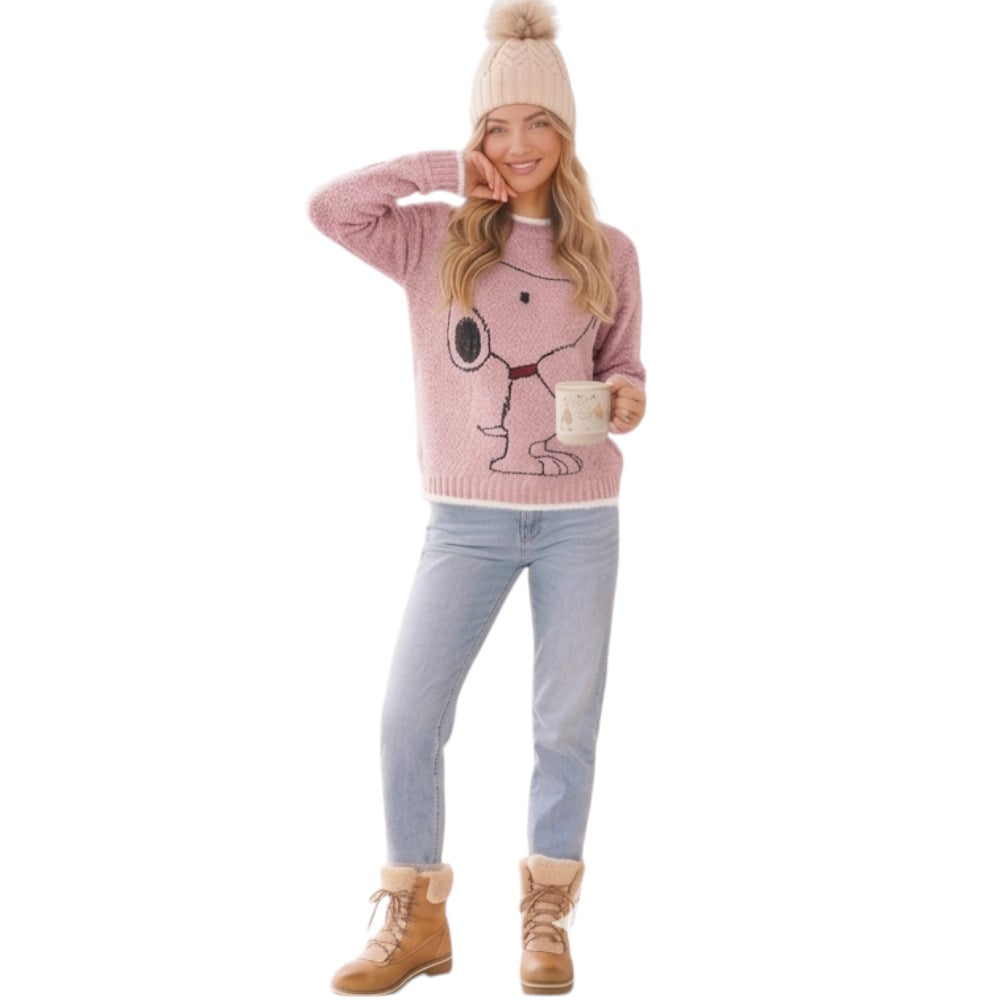 CHOMPA MUJER SNOO DOM463G-24 HILO CHENILE COLOR API - 4