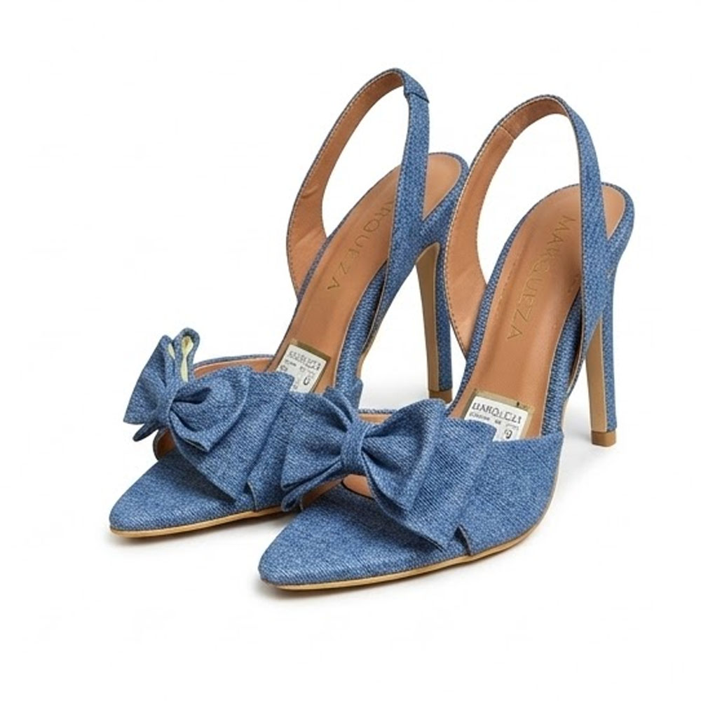 SANDALIA MUJER 2086-65 TACO 9 LAZO FINO COLOR CELESTE - 1