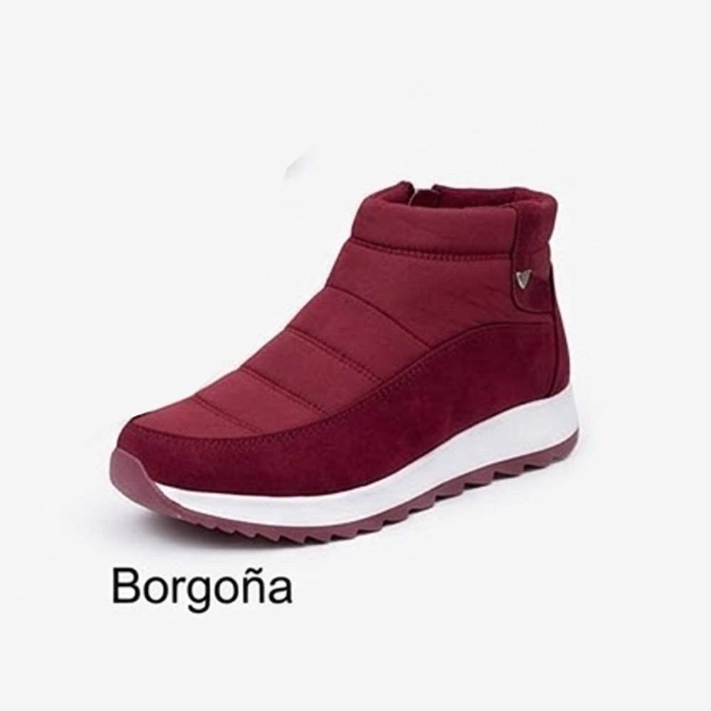 BOTIN MUJER 2086-45 ENANA IMPERMIABLE COLOR VINO - 1