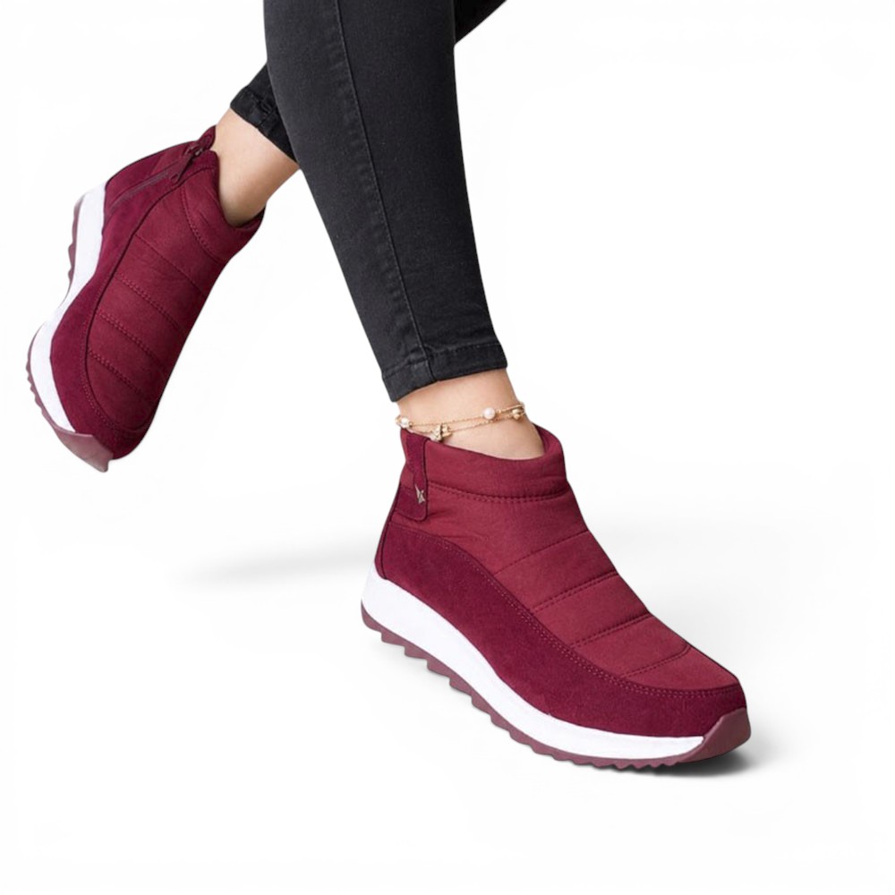 BOTIN MUJER 2086-45 ENANA IMPERMIABLE COLOR VINO - 2
