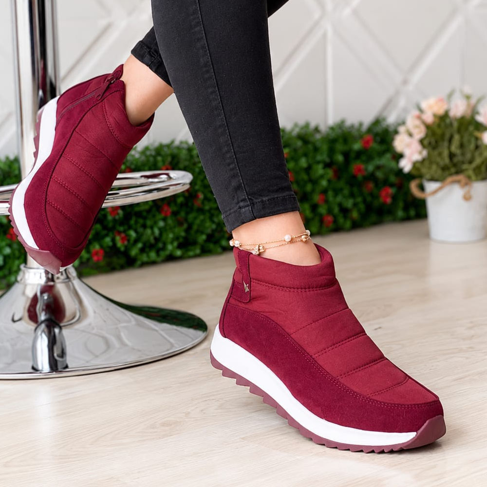 BOTIN MUJER 2086-45 ENANA IMPERMIABLE COLOR VINO - 3