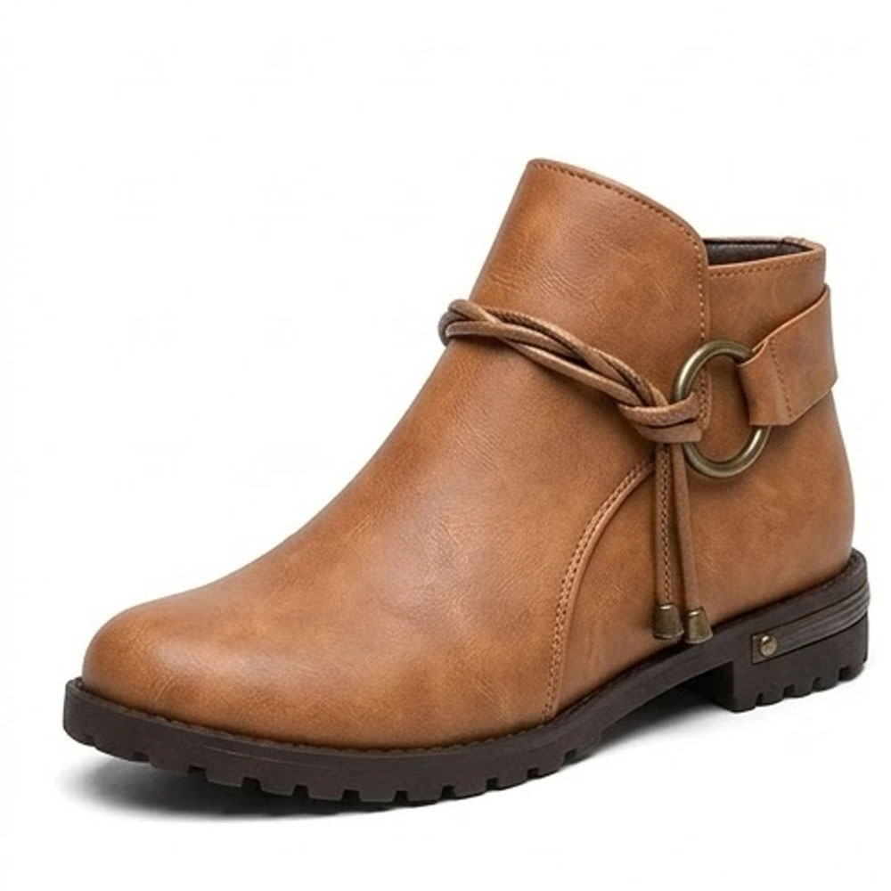 BOTIN MUJER 2086-50 VAQUERITA TACO 2 COLOR CARAMELO - 1