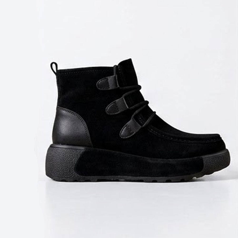 BOTIN MUJER CASUAL MIX 2086-55 PLANTA SPANZO COLOR NEGRO - 1