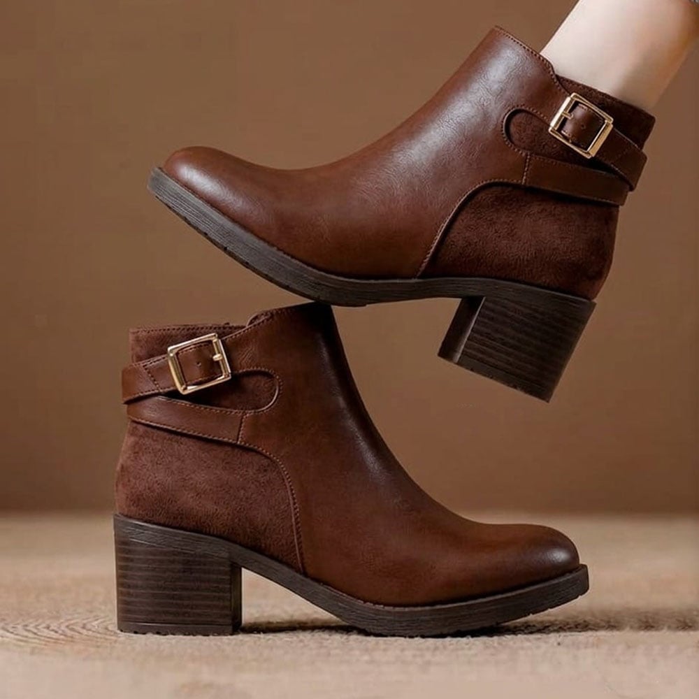 BOTIN MUJER 2086-55 TACO 5 BELEZA COLOR CHOCOLATE - 2