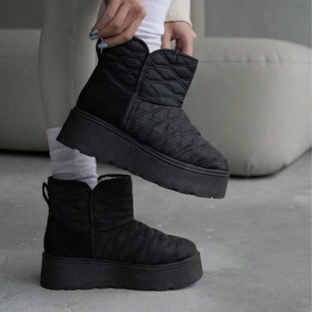 BOTIN MUJER PANTUBOTAS 2086-50 TACO 5 COLOR NEGRO - 2