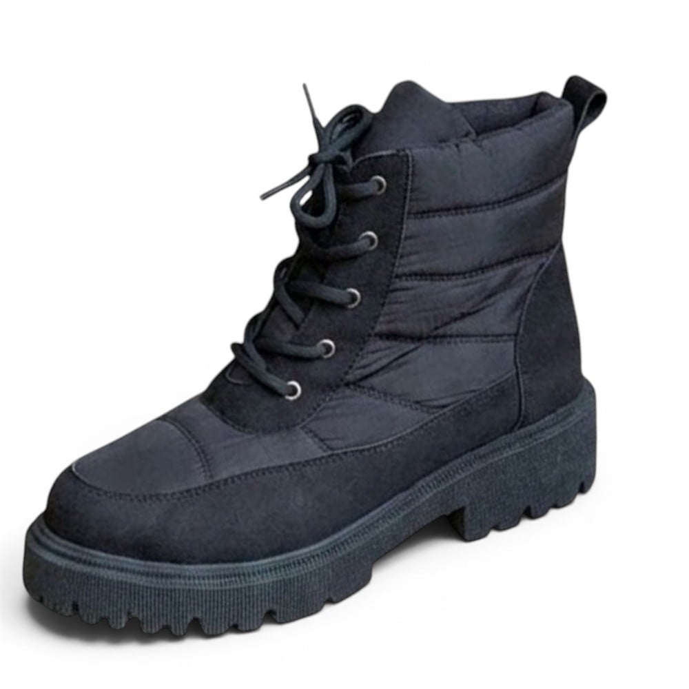 BOTIN MUJER CASUAL 2086-53 IMPERMIABLE COLOR NEGRO - 1