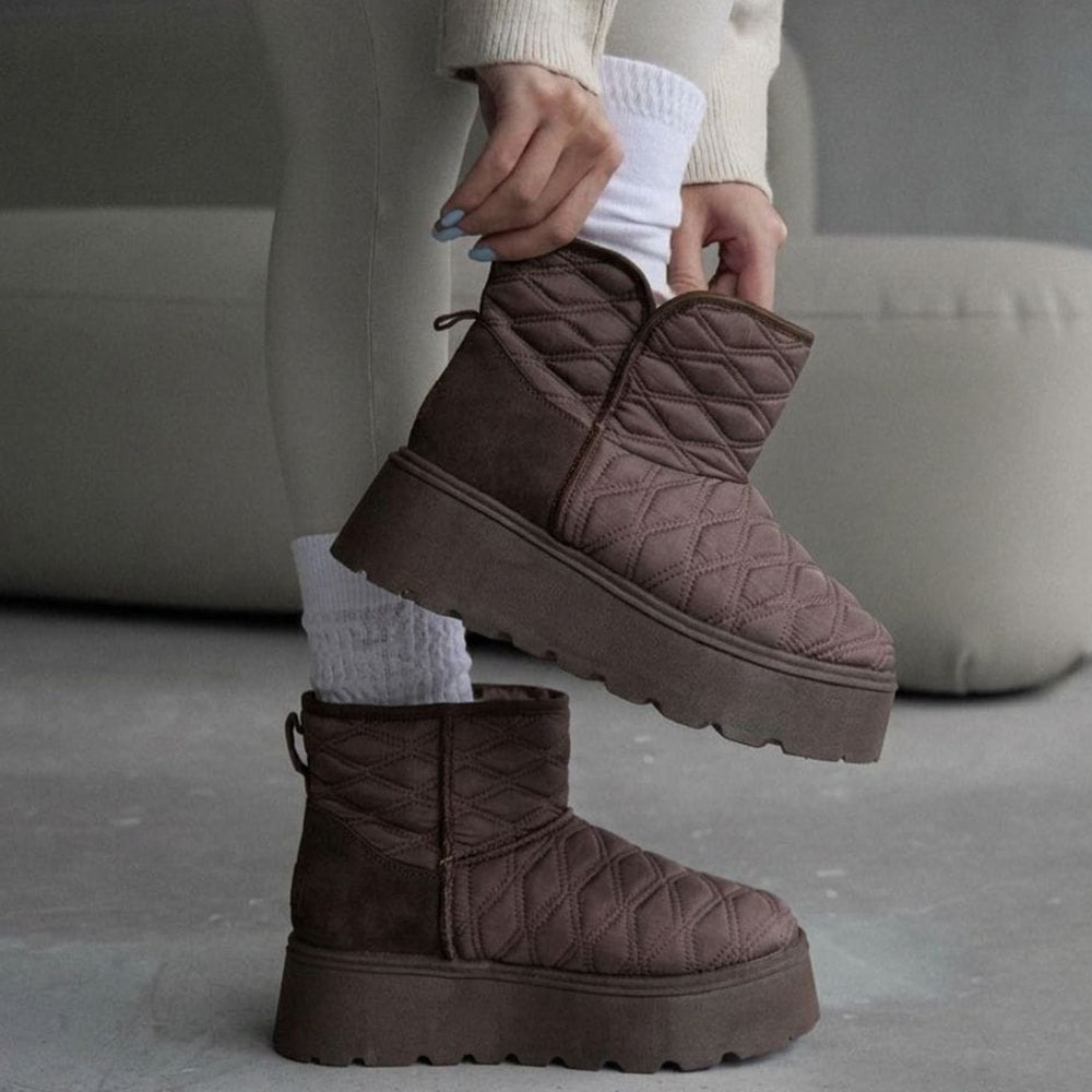 BOTIN MUJER PANTUBOTAS 2086-50 TACO 5 COLOR CHOCOLATE - 2