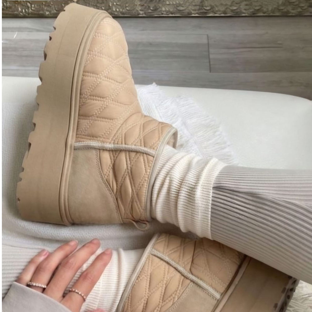 BOTIN MUJER PANTUBOTAS 2086-50 TACO 5 COLOR BEIGE - 3