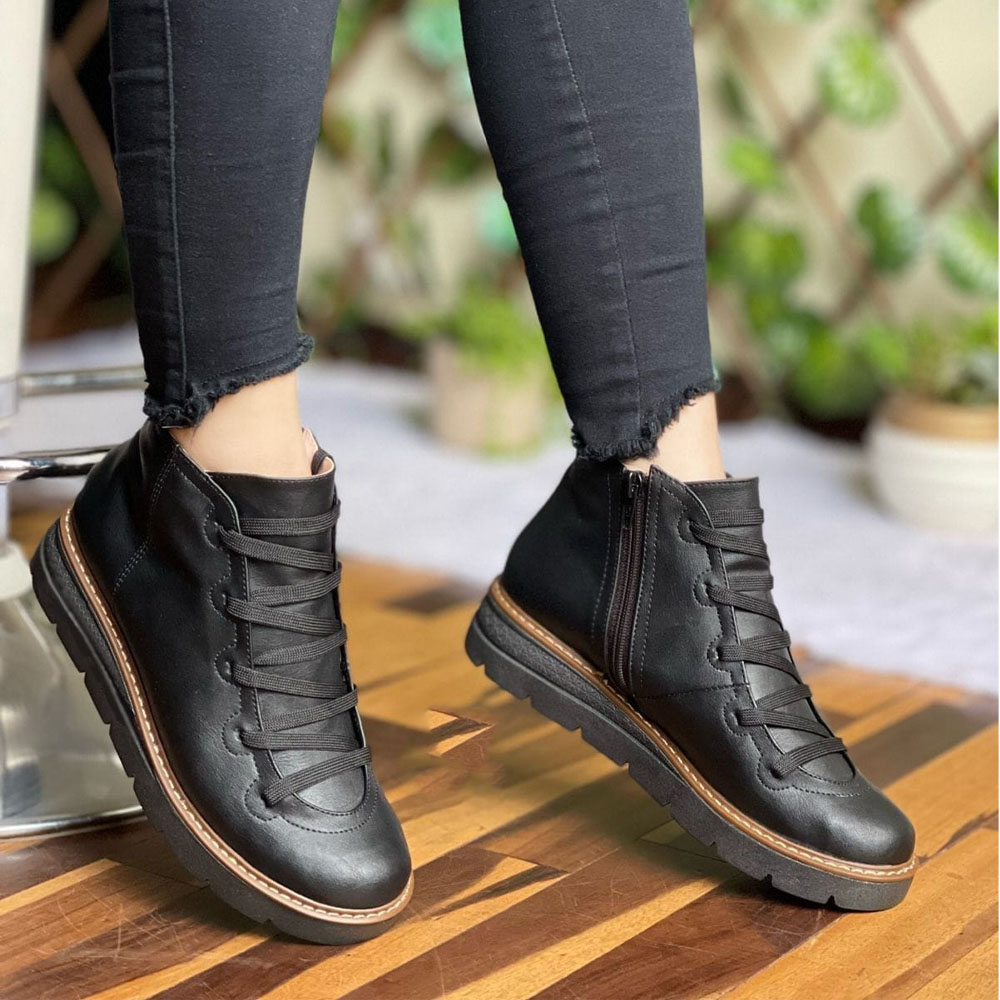 BOTIN MUJER CASUAL 2086-50 FERRI REVELDE COLOR NEGRO - 3