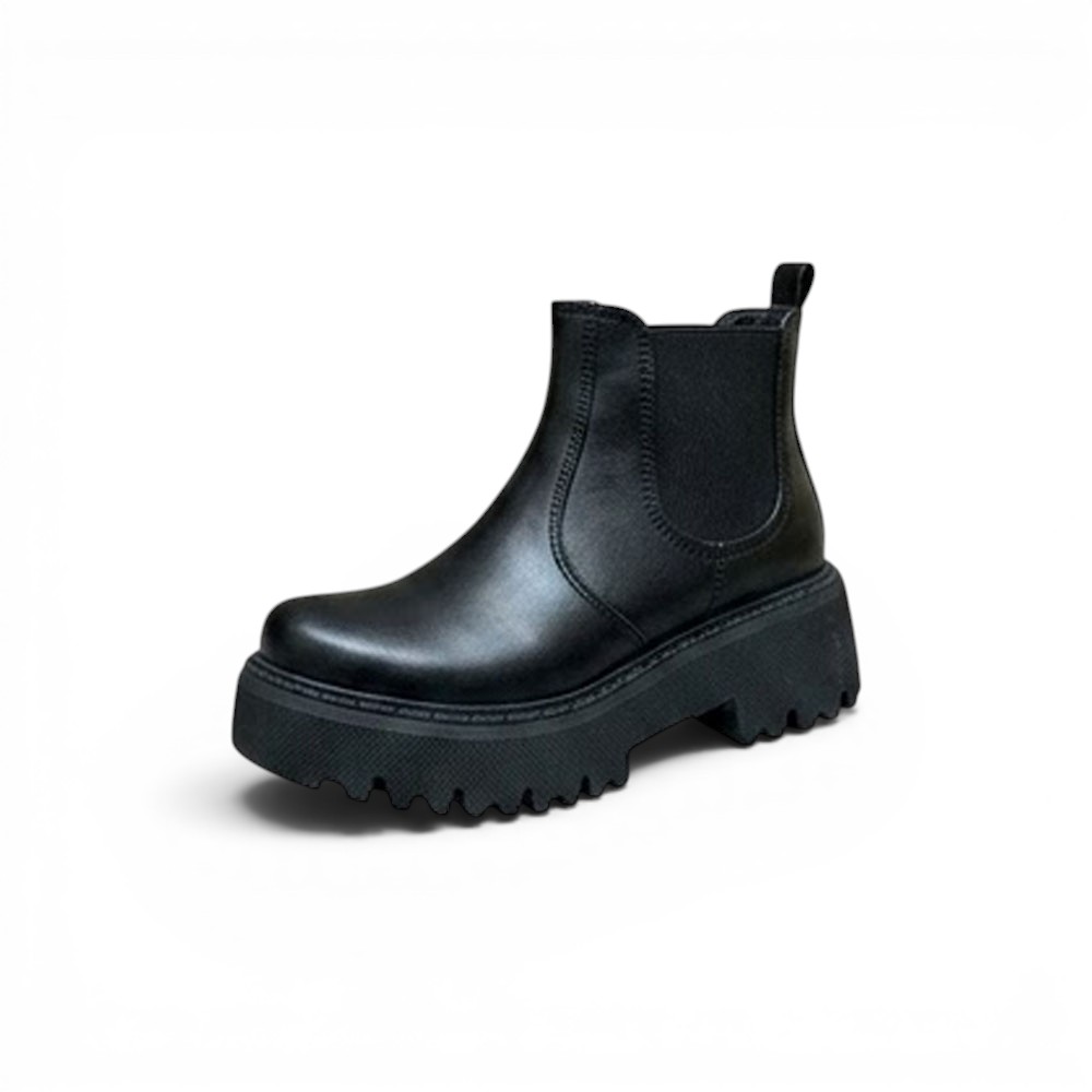 BOTIN MUJER DELICA 2086-57 TACO 4 COLOR NEGRO - 1