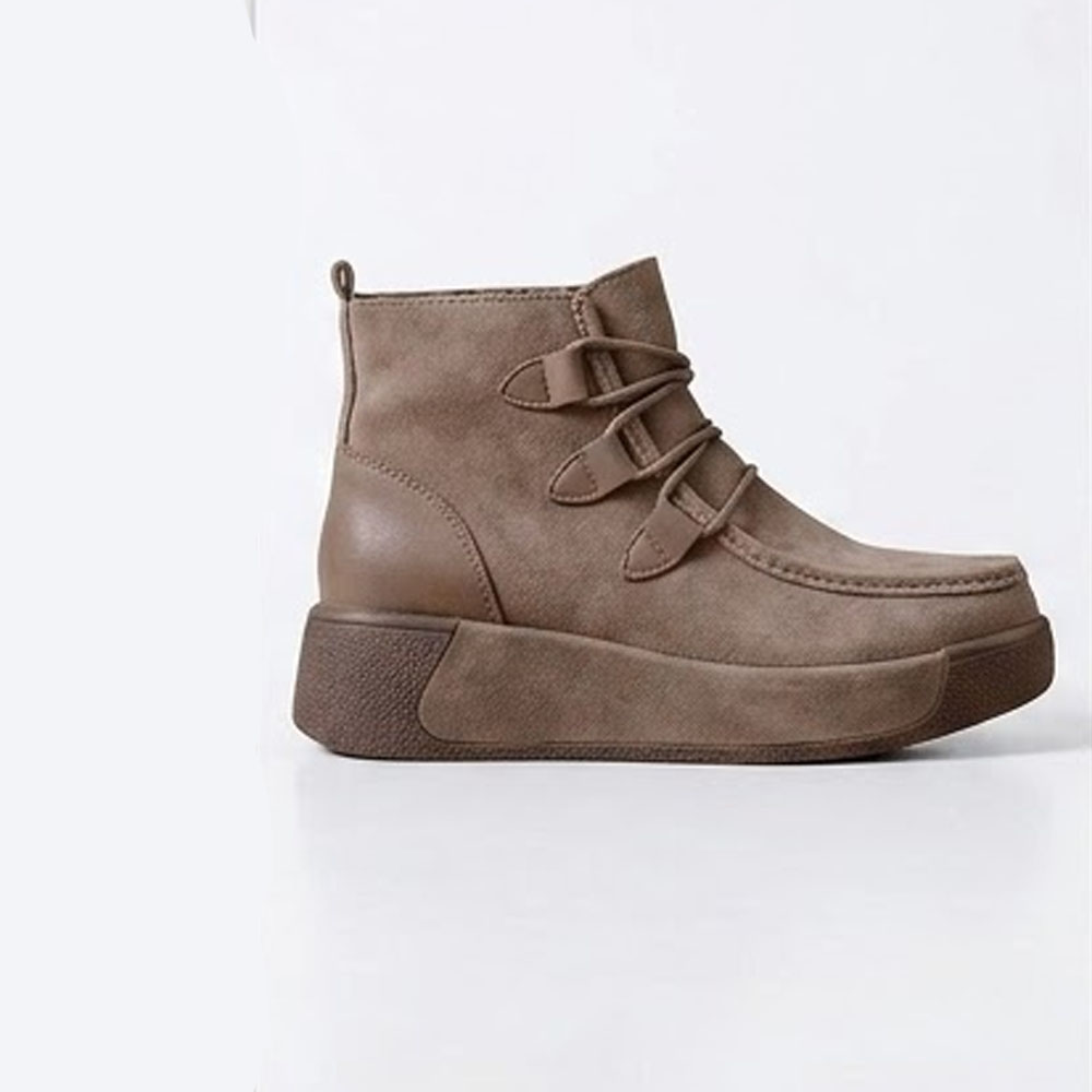 BOTIN MUJER CASUAL MIX 2086-55 PLANTA SPANZO COLOR BEIGE - 1