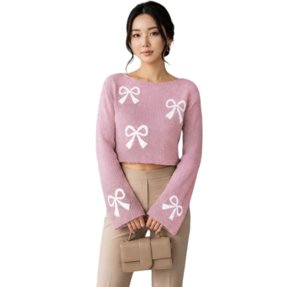 POLO MUJER LAZO MALLA DOM464G-18 HILO TACTO ALGODON COLOR API - 1