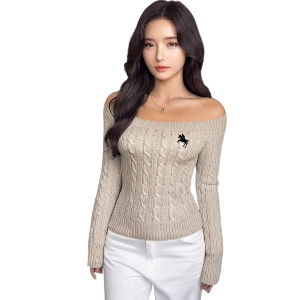 SUETER MUJER HOJAL POTRA ROXY-24 HILO CASIMIR COLOR BEIGE - 4