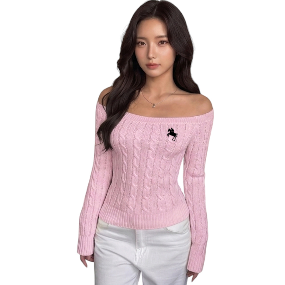 SUETER MUJER HOJAL POTRA ROXY-24 HILO CASIMIR COLOR ROSADO - 3
