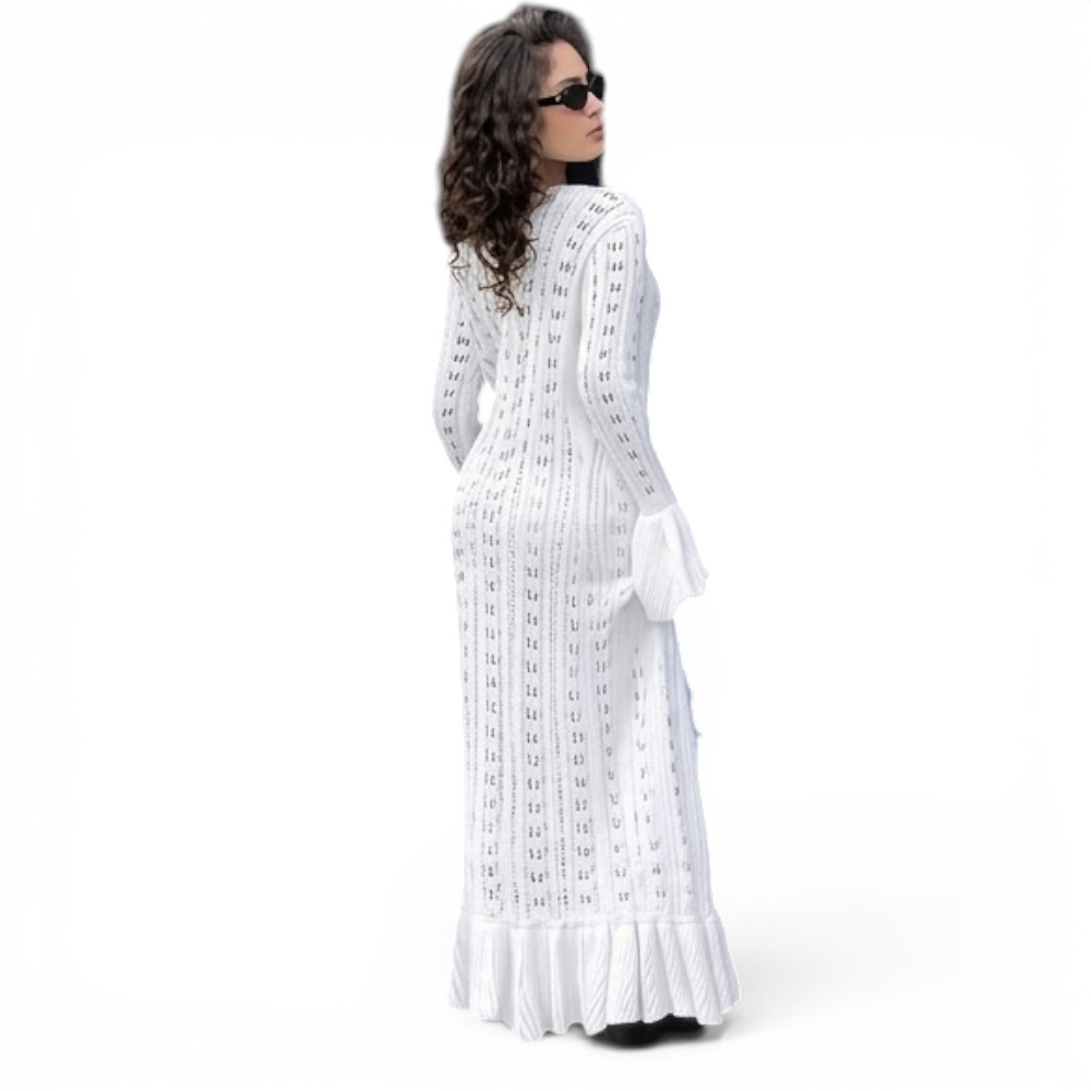 CAPA MAXI MUJER BRA127C-45 MULTIUSO HILO TACTO ALGODON COLOR PERLA - 5