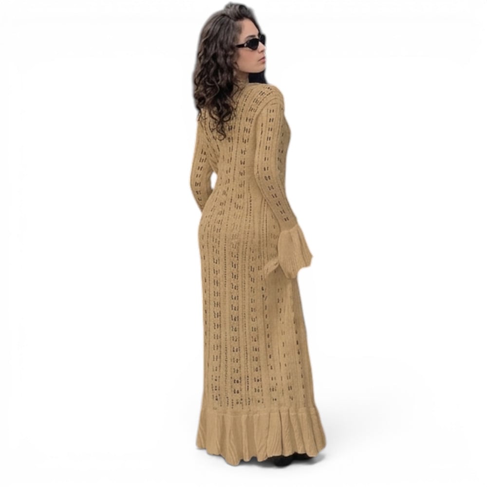 CAPA MAXI MUJER BRA127C-45 MULTIUSO HILO TACTO ALGODON COLOR CARTON - 4