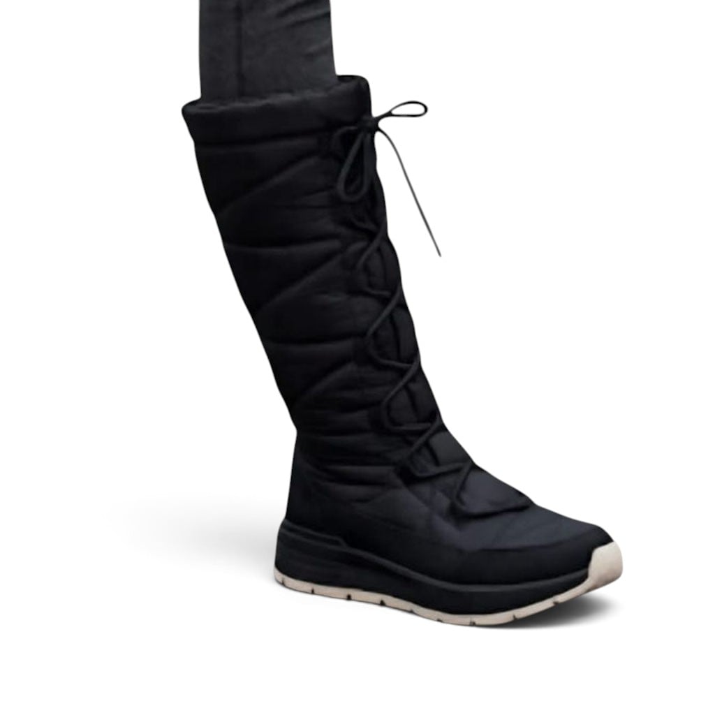 BOTA MUJER CASUAL LARGA IMPERMEABLE COLUMBIA 2086-65 COLOR NEGRO - 1