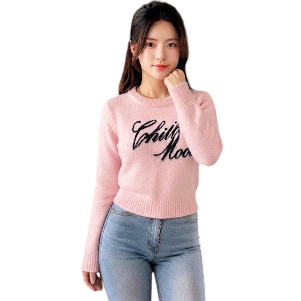 CHOMPA MUJER CASUAL CHILL DOM464-22 CASHIMIR COLOR ROSADO - 1