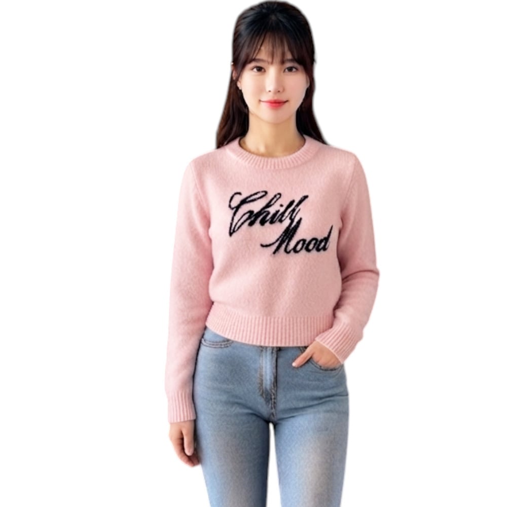 CHOMPA MUJER CASUAL CHILL DOM464-22 CASHIMIR COLOR ROSADO - 1