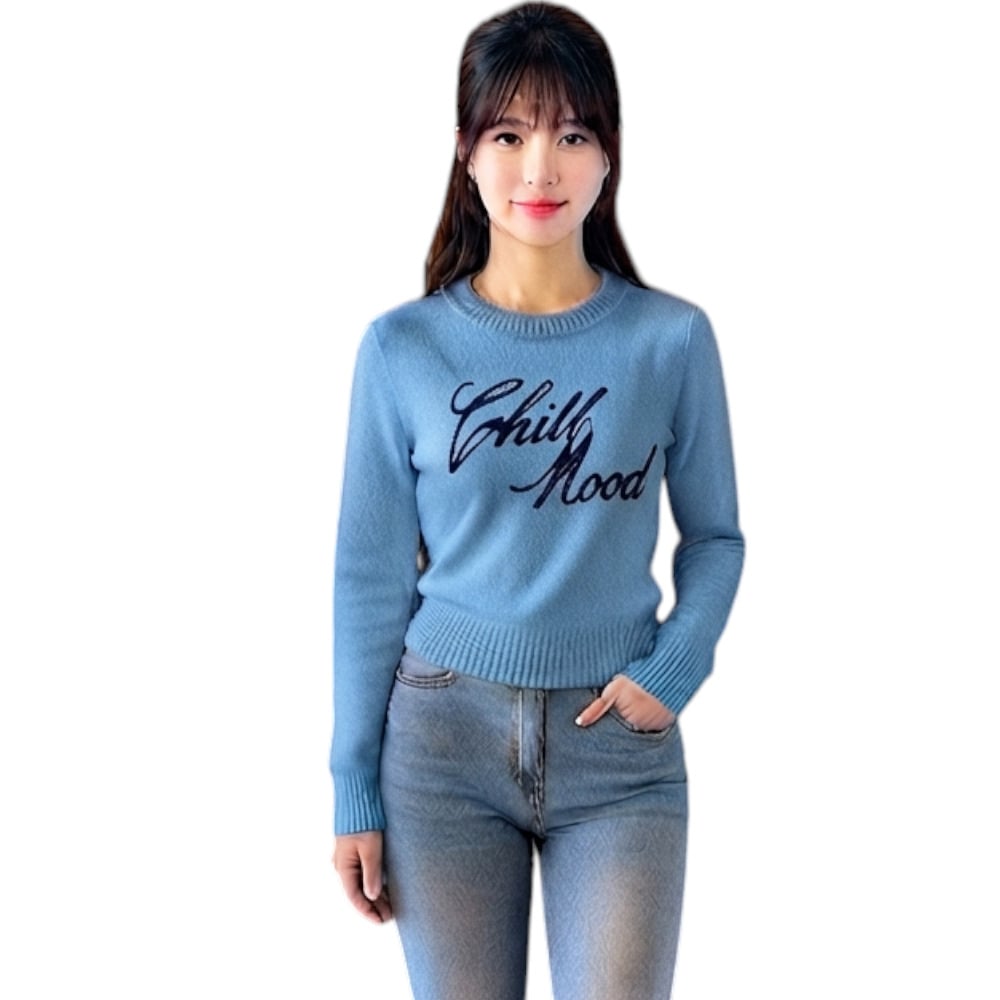 CHOMPA MUJER CASUAL CHILL DOM464-22 CASHIMIR COLOR ACERO - 1