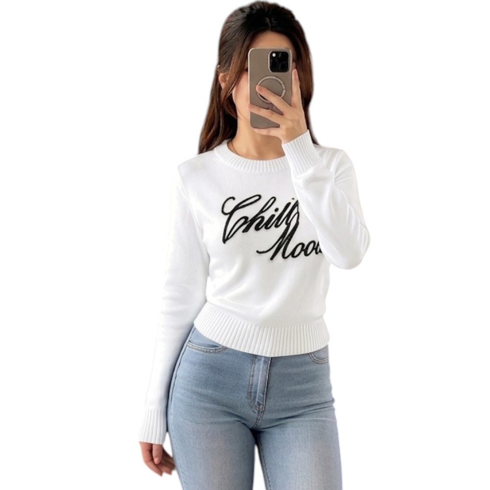 CHOMPA MUJER CASUAL CHILL DOM464-22 CASHIMIR COLOR PERLA - 3