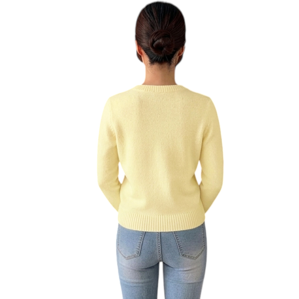 CHOMPA MUJER CASUAL CHILL DOM464-22 CASHIMIR COLOR AMARILLO - 2