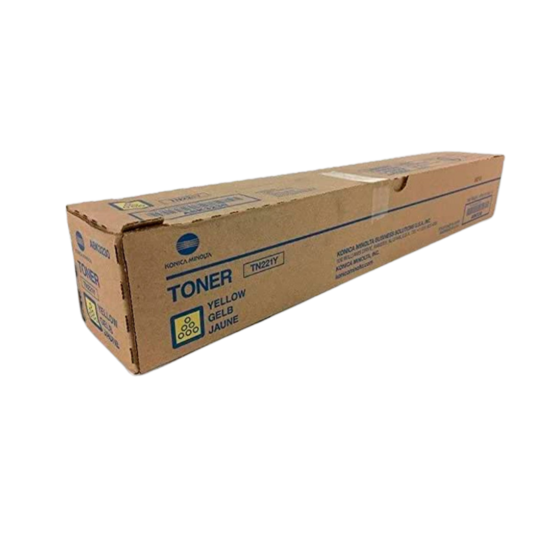 TONER DE IMPRESION KONICA MINOLTA TN-221Y COLOR AMARILLO - 1