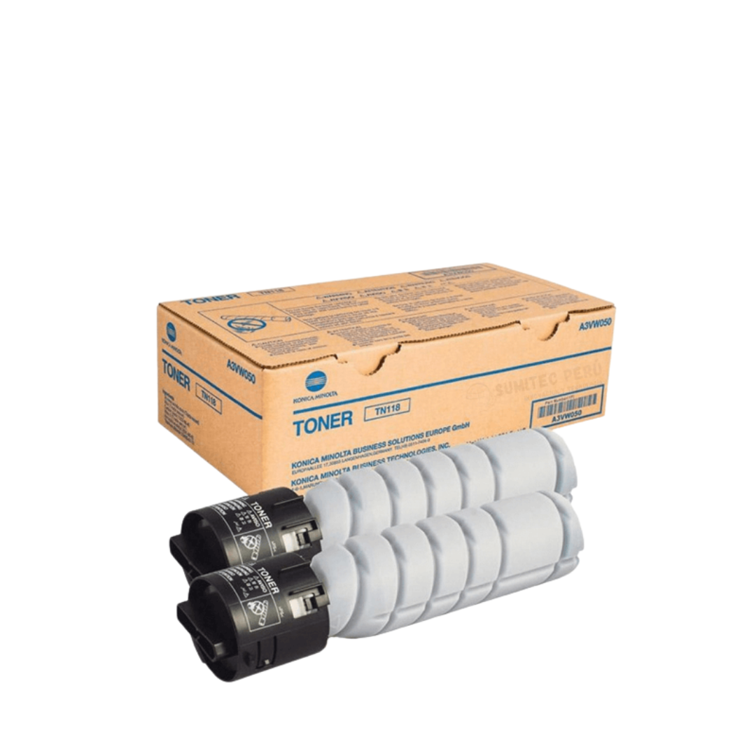 TONER DE IMPRESION KONICA MINOLTA TN-118 COLOR NEGRO - 1