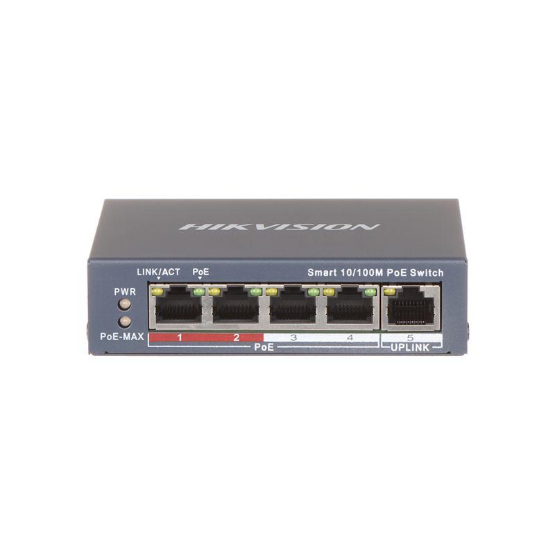 DS-3E1106P-EI/M SWITCH SMART DE 6 PUERTOS DE 4 PUERTOS POE Y 2 RJ45 10/100 - 1