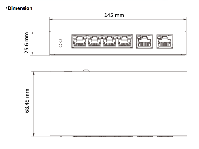 DS-3E1106HP-EI SWITCH SMART DE 6 PUERTOS FAST ETHERNET DE 4 PUERTOS POE 10/100 - 2
