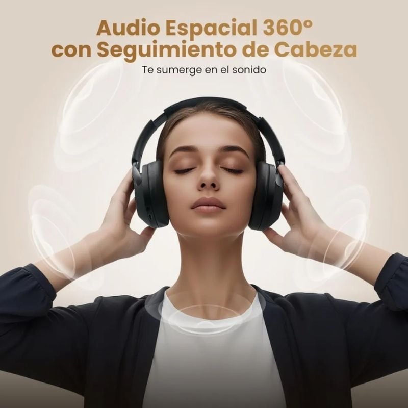 AUDÍFONOS BLUETOOTH 6.0 HAYLOU S40 ANC -50DB HI-RES 90H - 5