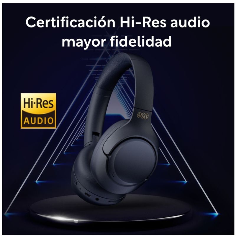 AUDÍFONOS INALÁMBRICOS QCY H3 BLUETOOTH 5.3 70H ANC ACTIVA - 6