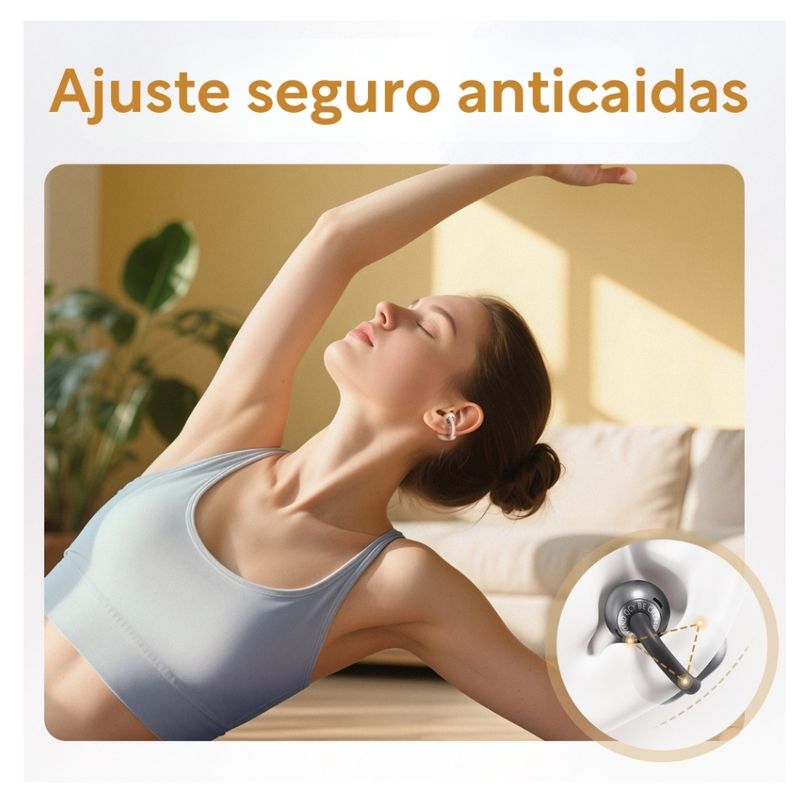 AURICULARES INALÁMBRICOS QCY CROSSKY C50 CLIP-EAR BLUETOOTH 6.0 - 6