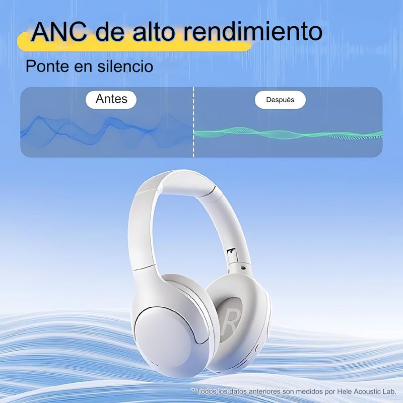 AUDÍFONOS INALÁMBRICOS QCY H3 LITE 60H CON CANCELACIÓN DE RUIDO - 6