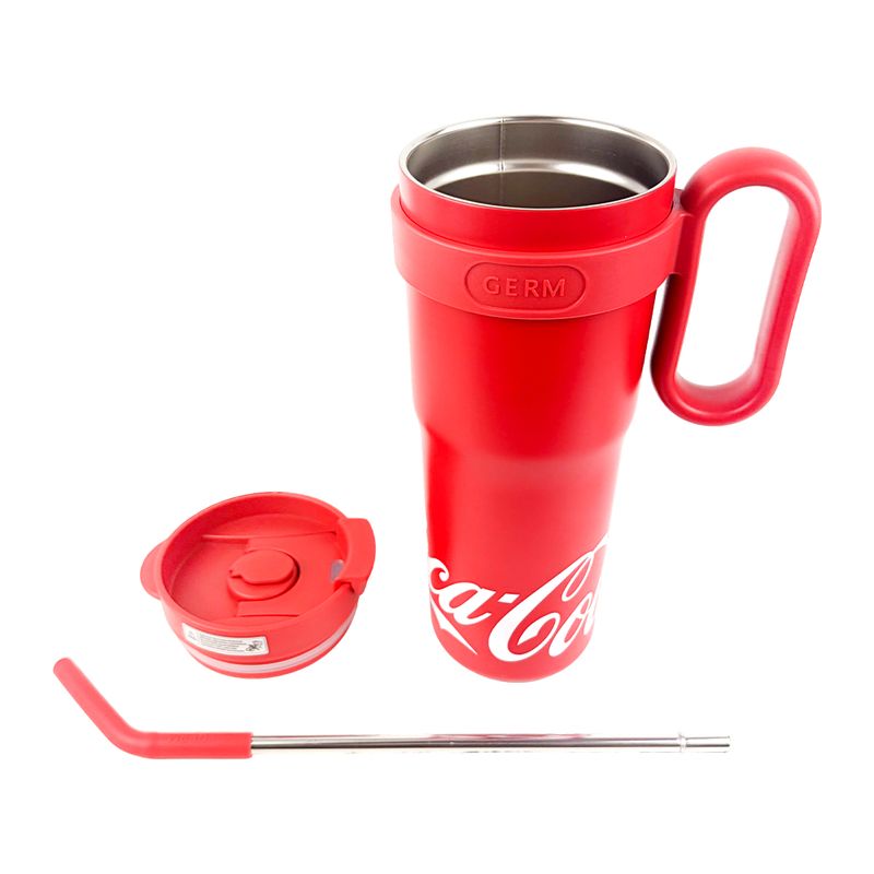 VASO TÉRMICO HIDRATO COCA COLA X GERM 1100ML / 37.2 OZ BLANCO - 3