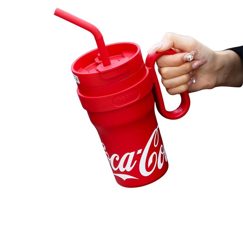 VASO TÉRMICO HIDRATO COCA COLA X GERM 1100ML / 37.2 OZ BLANCO - 4