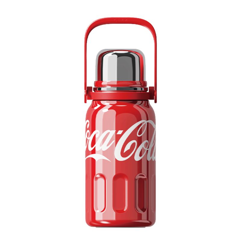 TERMO DEPORTIVO COCA-COLA X GERM 800 ML / 27 OZ CON TAPA TAZA – BEIGE - 1