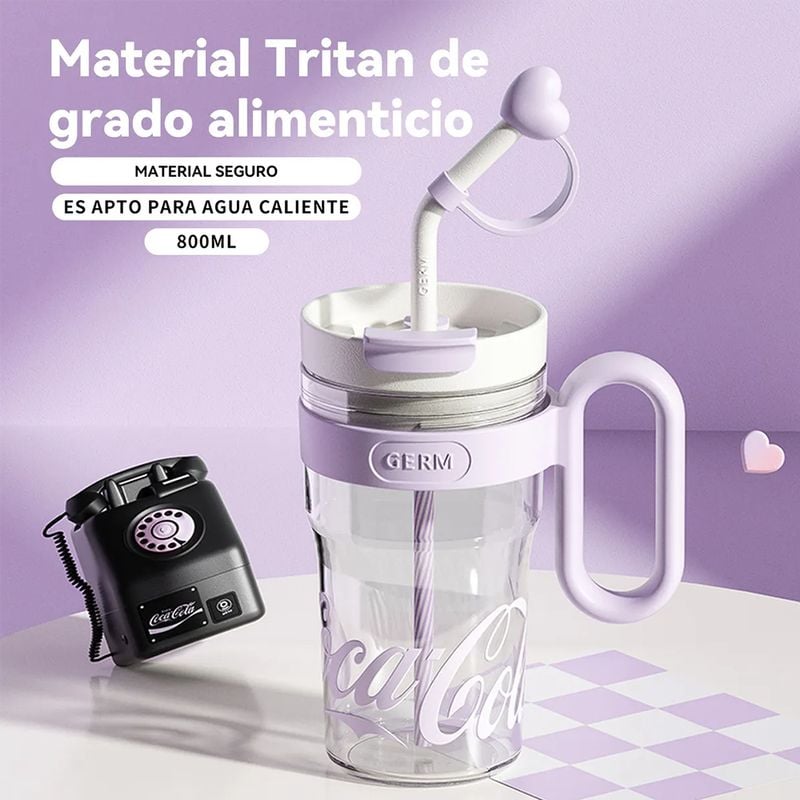 VASO TÉRMICO TRITAN COCA COLA X GERM 800ML / 27 OZ PURPURA - 3