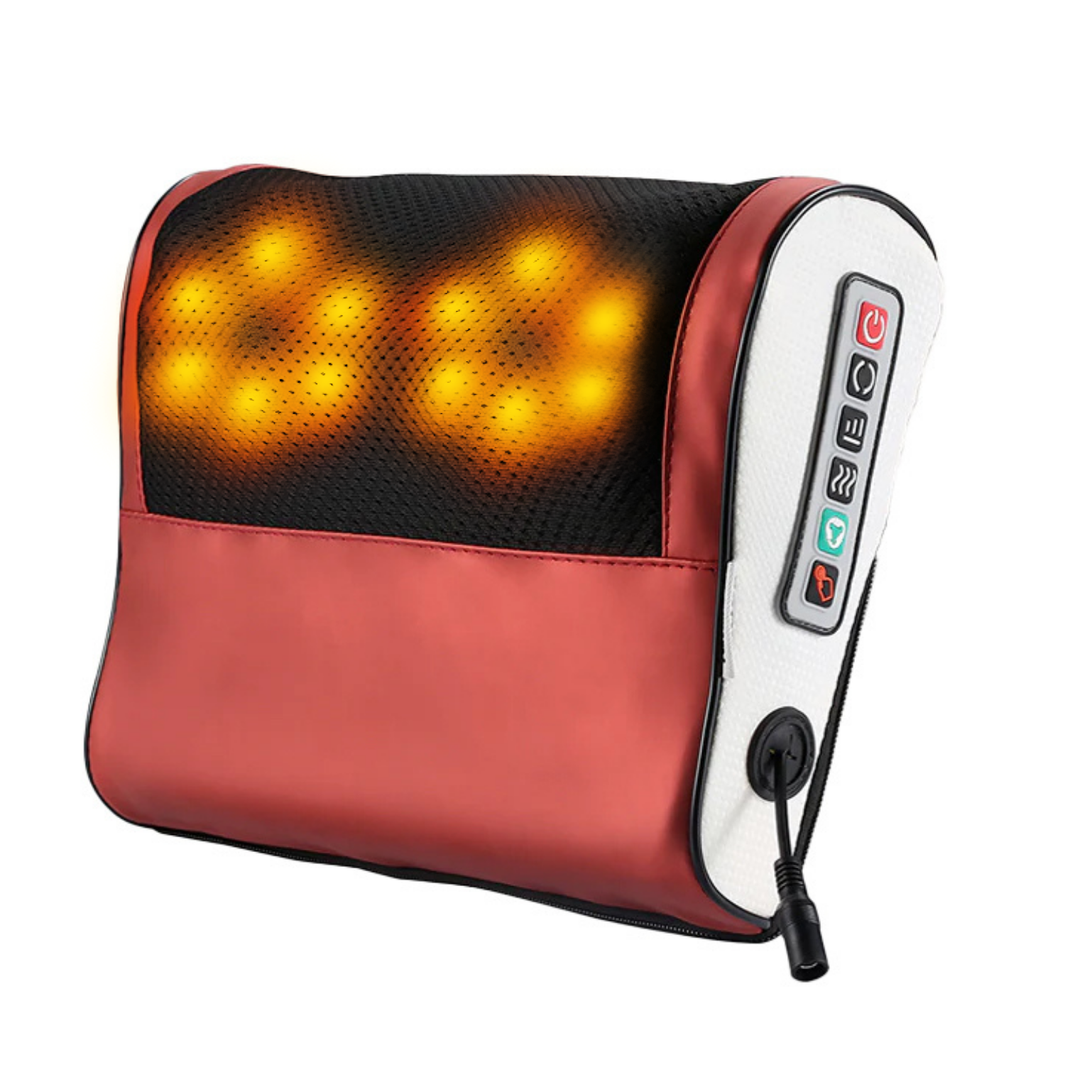 ALMOHADA MASAJEADORA ELÉCTRICA ESPALDA BOMIDI MP1 ROJO - 2