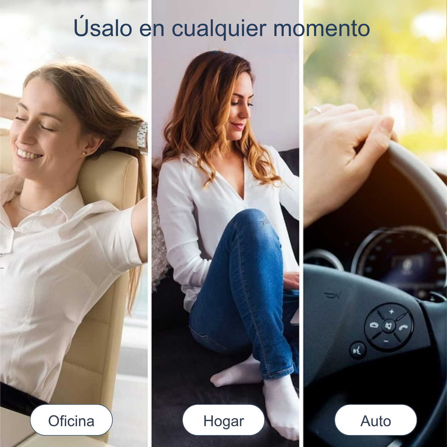 ALMOHADA MASAJEADORA ELÉCTRICA ESPALDA BOMIDI MP1 ROJO - 3