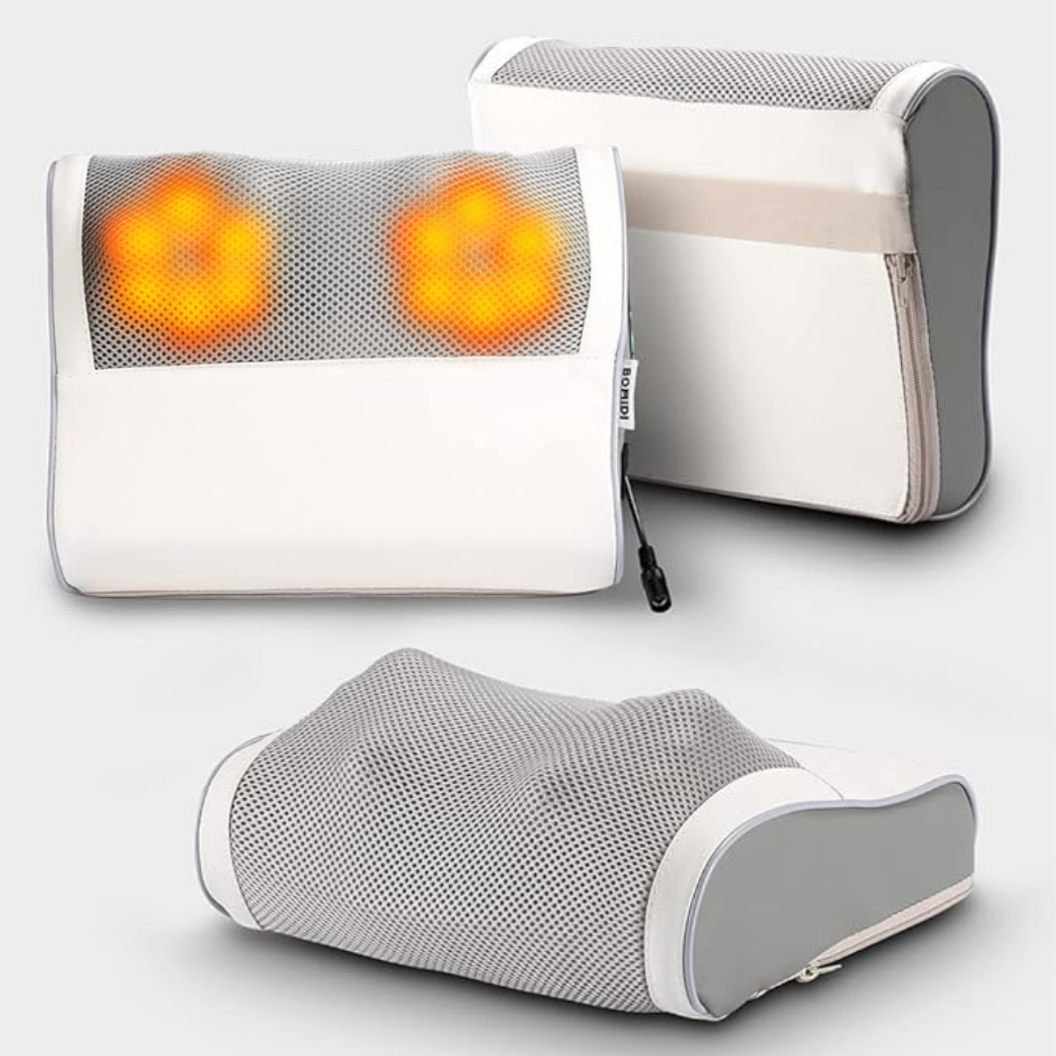 ALMOHADA MASAJEADORA ELÉCTRICA ESPALDA BOMIDI MP1 BLANCO - 2