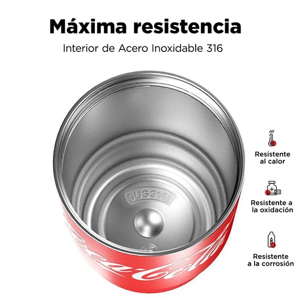 TAZA TÉRMICA GOBELET - COCA-COLA X GERM – BLANCO VINTANGE- 360ML 12 OZ - 4
