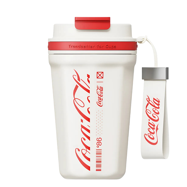 MUG TÉRMICO OCTAGON PRO COCA-COLA | 550ML / 18.6OZ BLANCO - 1