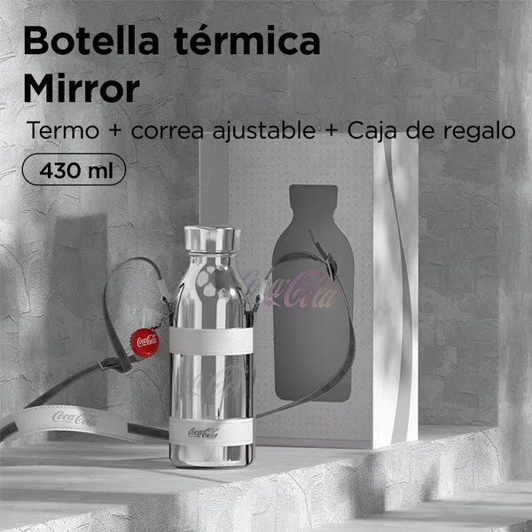 BOTELLA TÉRMICA MIRROR COCA-COLA | 430ML / 14OZ PLATEADO - 4