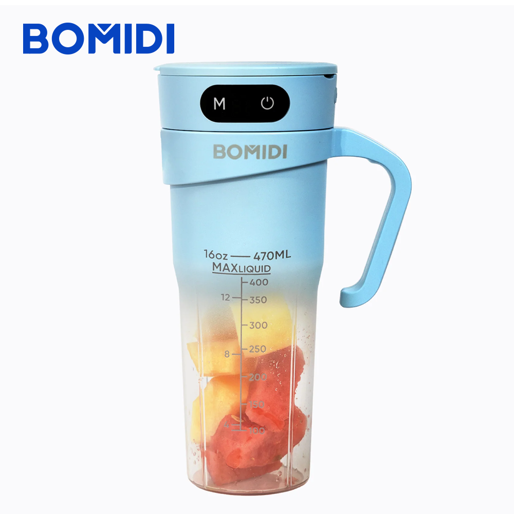 LICUADORA PORTÁTIL BOMIDI JB01 AZUL TIPO-C - 1
