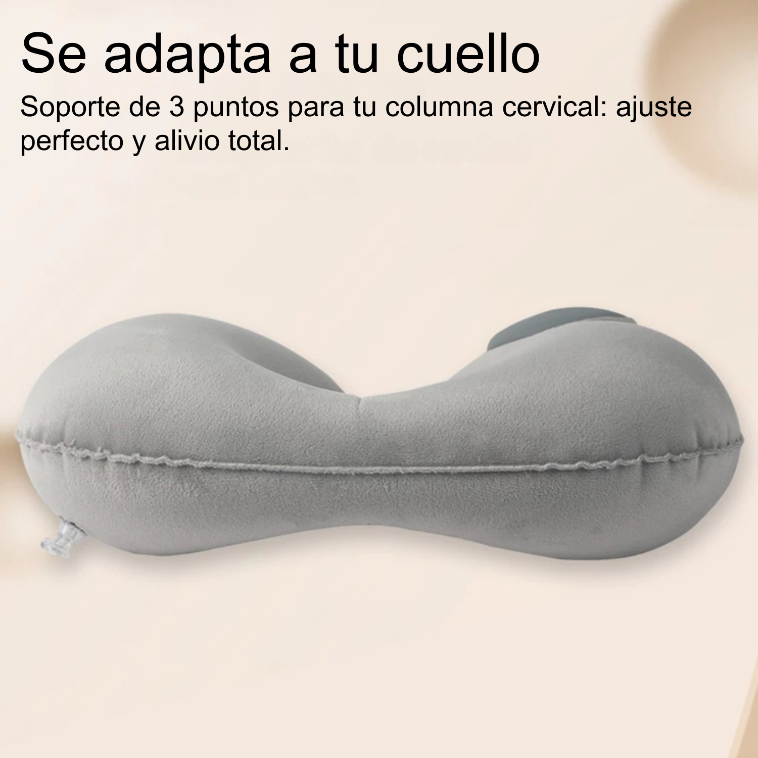 ALMOHADA DE CUELLO INFLABLE BOMIDI U02 | GRIS - 5