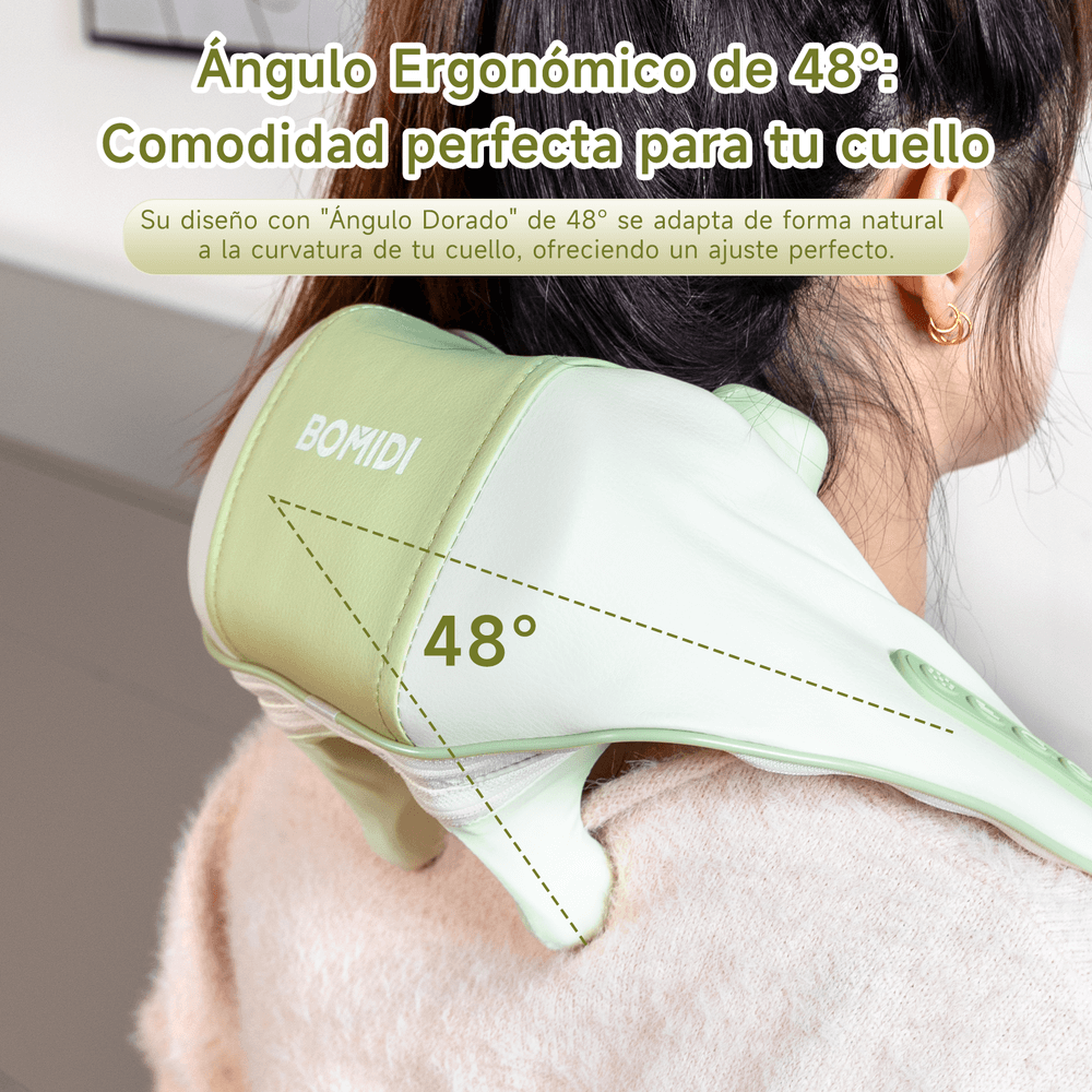 MASAJEADOR DE CUELLO Y HOMBROS BOMIDI MP2 LITE VERDE - 4
