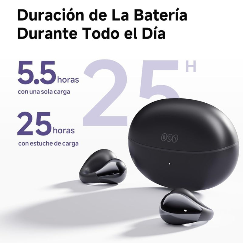 AURICULARES DEPORTIVOS QCY CROSSKY C30 OREJA ABIERTA CON CLIP - 6